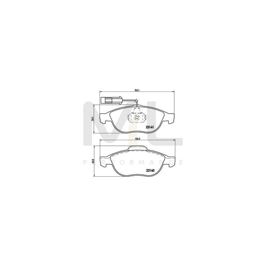 Brembo P 23 075 Brake Pad Set | ML Performance Car Parts