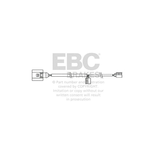 EBC EFA158 Audi Porsche Rear Wear Leads - Brembo Caliper (Inc. Q7 & Cayenne 9PA) 1 | Casma Car Parts