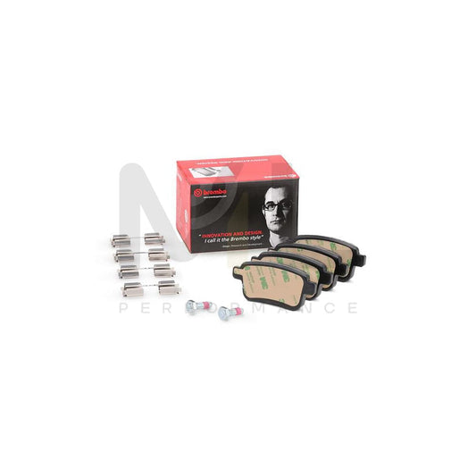 Brembo P 68 043 Brake Pad Set For Renault Kangoo Excl. Wear Warning Contact, With Brake Caliper Screws | ML Performance Car Parts