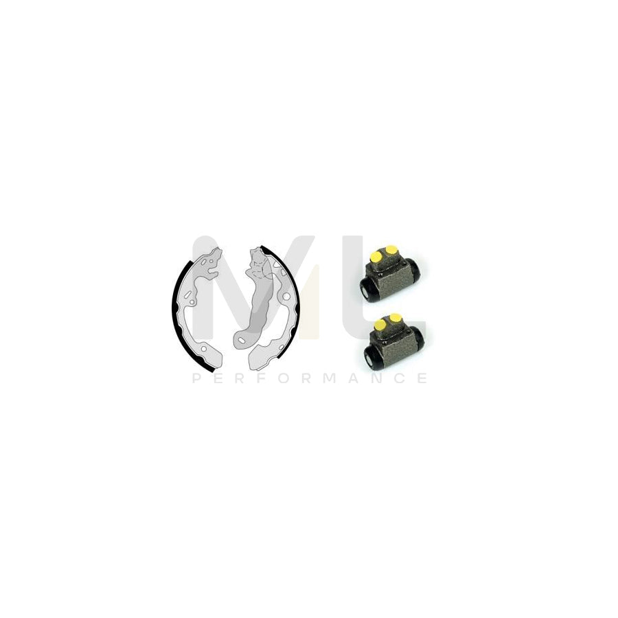 BREMBO STANDARD KIT H 24 059 Brake Shoe Set for FORD FOCUS Ã˜: 203mm | ML Performance Car Parts