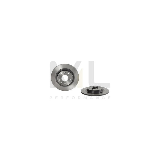 BREMBO 08.D222.11 Brake Disc for MAZDA CX-3 (DK) Solid, Coated, with bolts/screws | ML Performance Car Parts