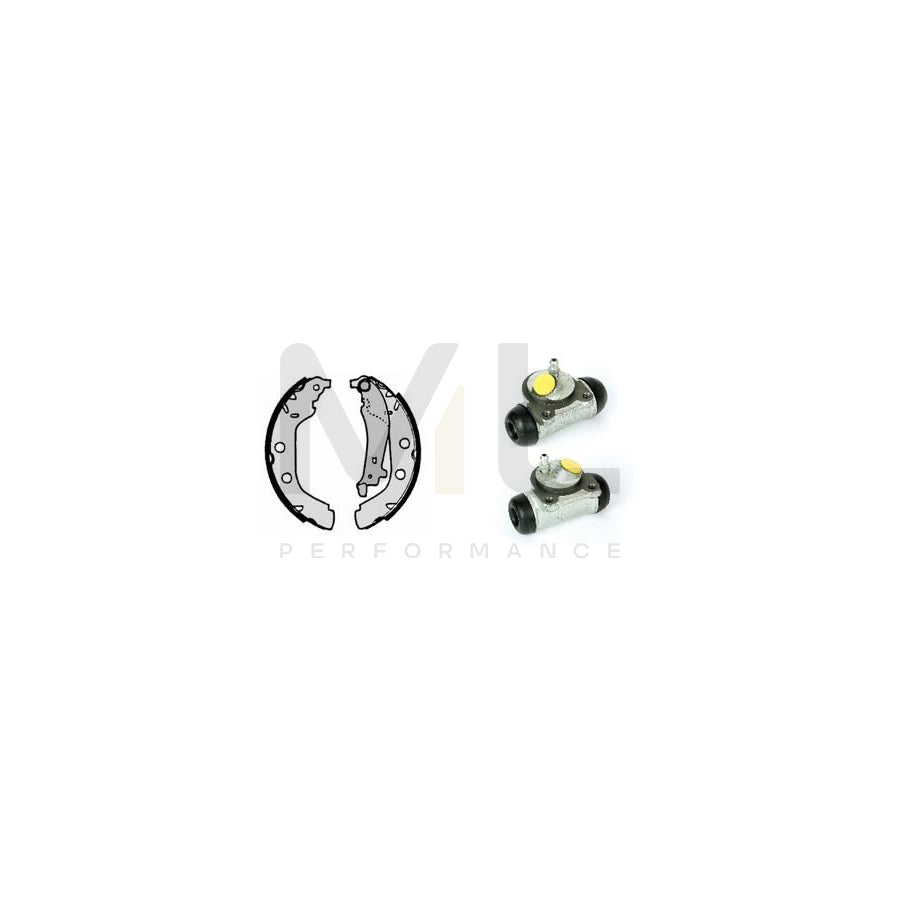 BREMBO STANDARD KIT H 61 067 Brake Shoe Set for PEUGEOT 406 Ã˜: 228mm | ML Performance Car Parts