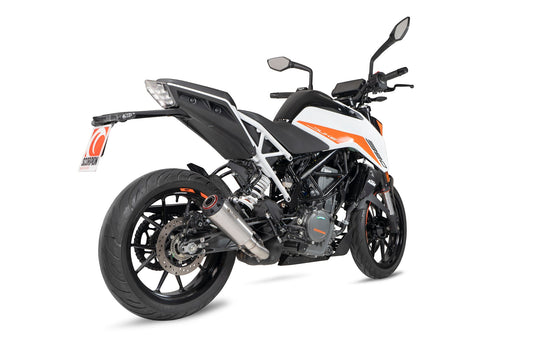 Scorpion PKT92SEO KTM 390 Duke Red Power Slip-On - Stainless Steel Sleeve | Casma UK