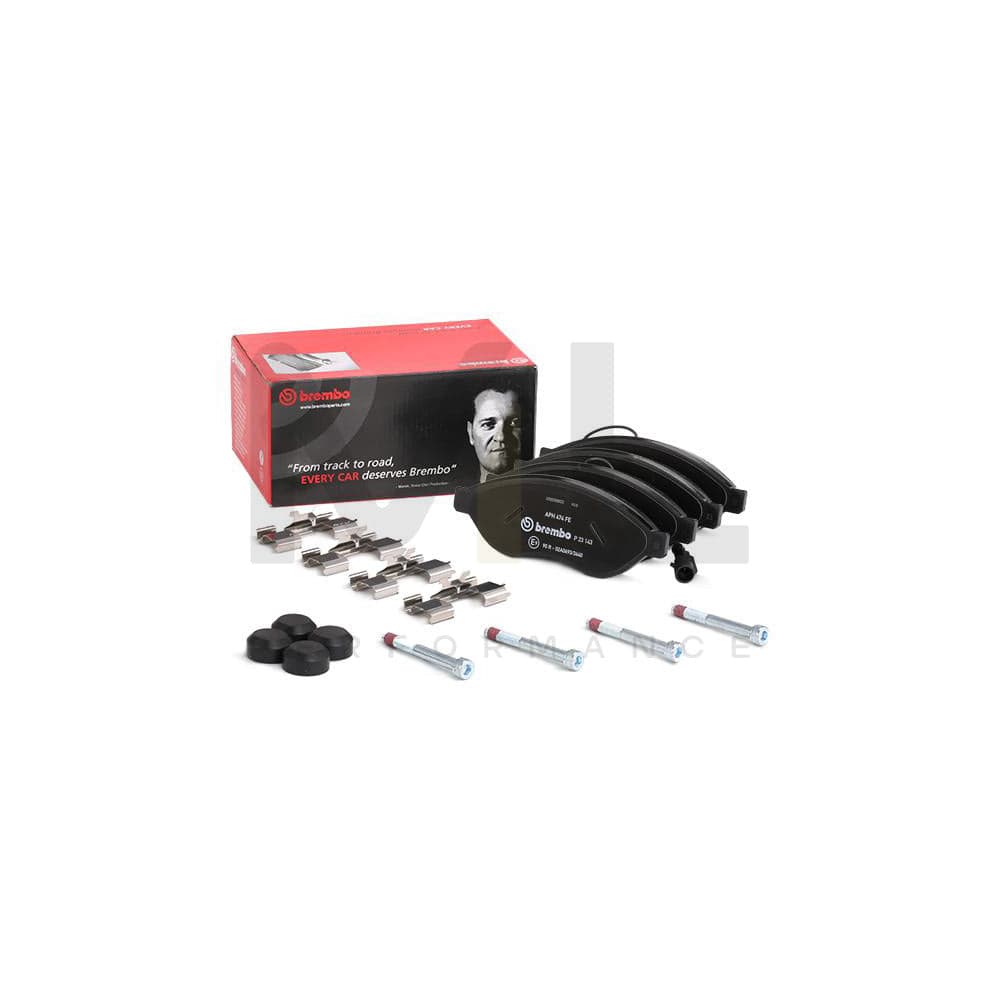 Brembo P 23 143 Brake Pad Set With Brake Caliper Screws | ML Performance Car Parts