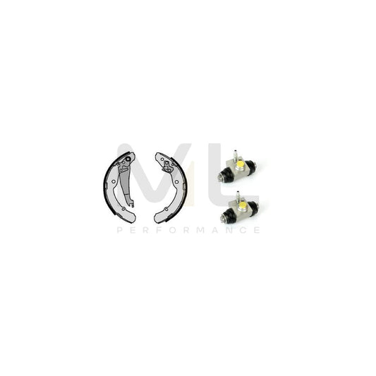 BREMBO STANDARD KIT H 85 042 Brake Shoe Set for SEAT Inca (6K9) Ã˜: 230mm | ML Performance Car Parts