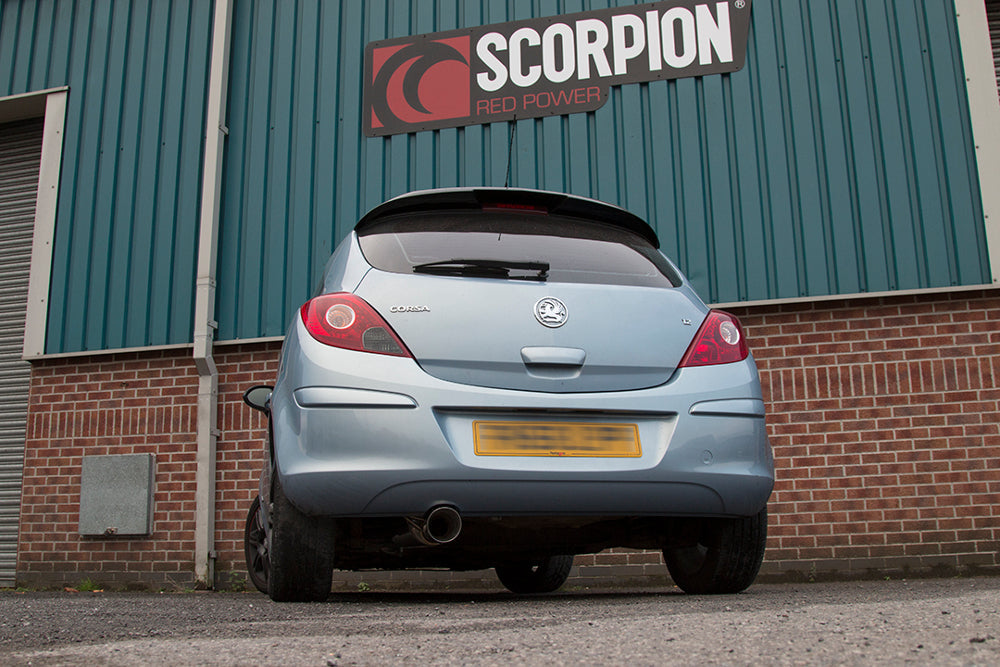Scorpion SVXS061 Vauxhall Corsa D Non-Resonated Cat-Back System  | Casma UK