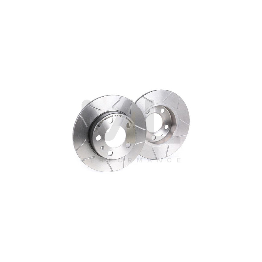 BREMBO MAX LINE 08.7165.75 Brake Disc Slotted, Solid, Coated, with bolts/screws | ML Performance Car Parts