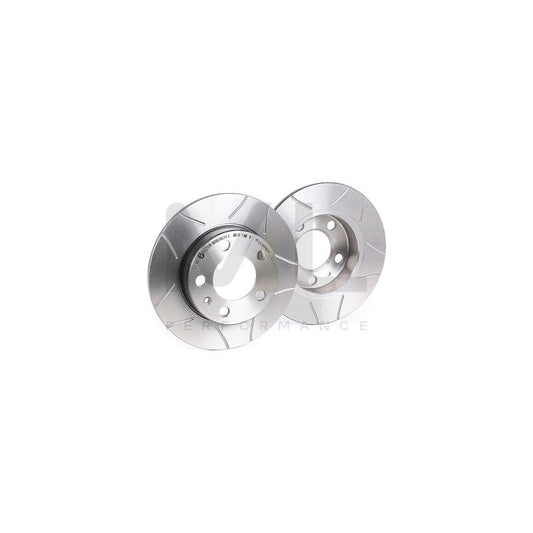 BREMBO MAX LINE 08.7165.75 Brake Disc Slotted, Solid, Coated, with bolts/screws | ML Performance Car Parts
