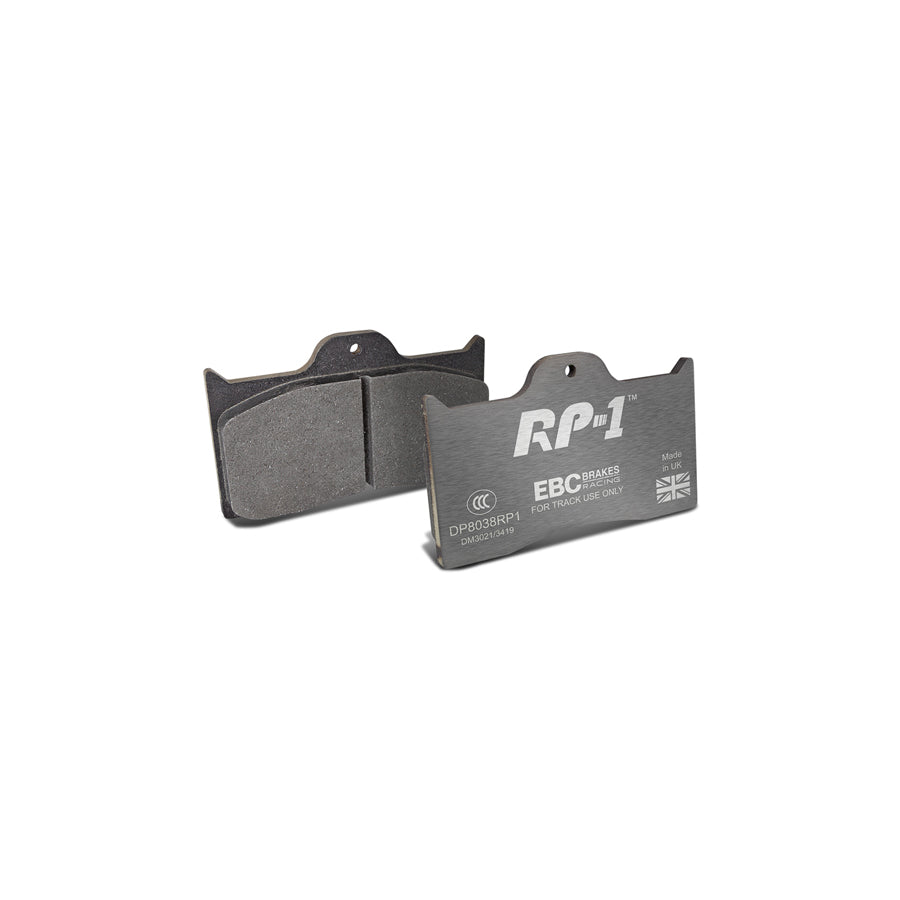 EBC DP8038RP1 AC 378 RP-1 Full Race Front/Rear Brake Pads - Wilwood Caliper 1 | Casma Car Parts