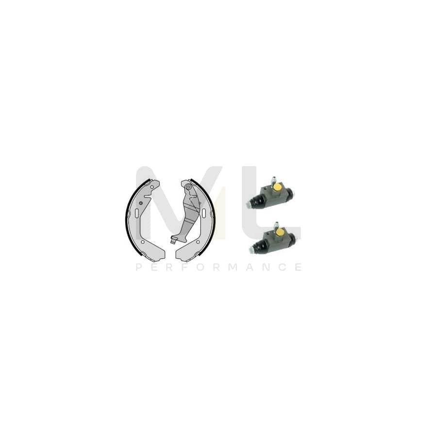 BREMBO STANDARD KIT H 59 022 Brake Shoe Set for OPEL Kadett E Caravan (T85) Ã˜: 230mm | ML Performance Car Parts