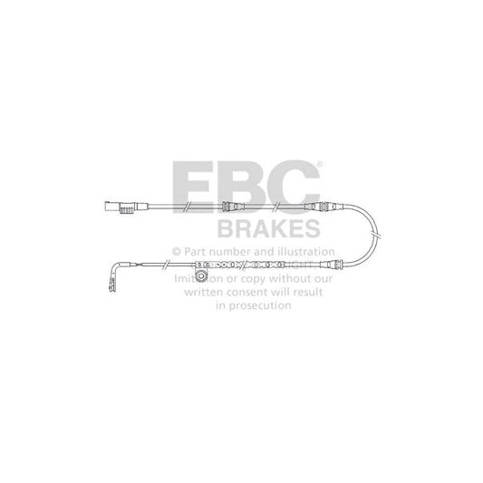 EBC EFA151 Land Rover Range Rover Sport Front Wear Leads - TRW Caliper 1 | Casma Car Parts