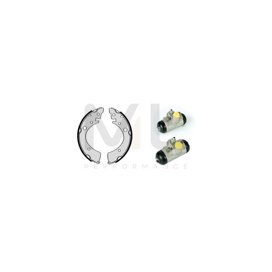 BREMBO STANDARD KIT H 28 004 Brake Shoe Set for HONDA Civic I Shuttle (AN, AR) Ã˜: 200mm | ML Performance Car Parts