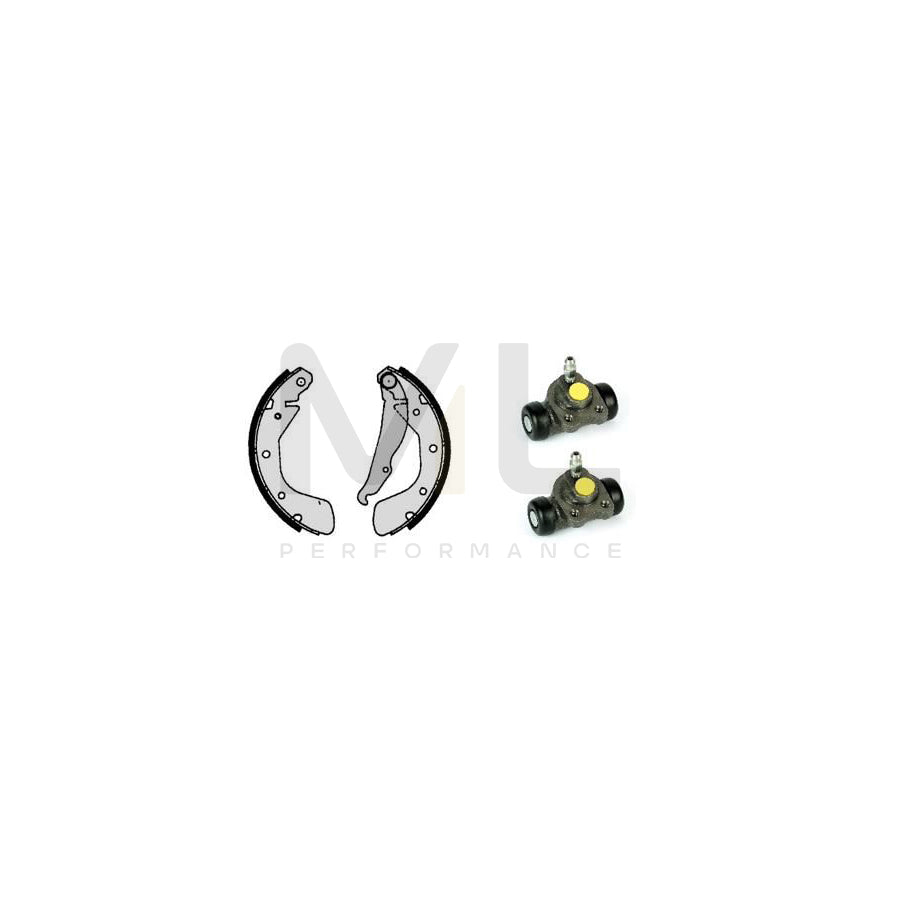 BREMBO STANDARD KIT H 59 033 Brake Shoe Set Ã˜: 200mm | ML Performance Car Parts