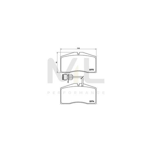 Brembo P 85 053 Brake Pad Set For Audi A8 D2 (4D2, 4D8)  | ML Performance Car Parts