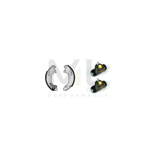 BREMBO STANDARD KIT H 61 057 Brake Shoe Set for CITROÃ‹N AX Ã˜: 180mm | ML Performance Car Parts