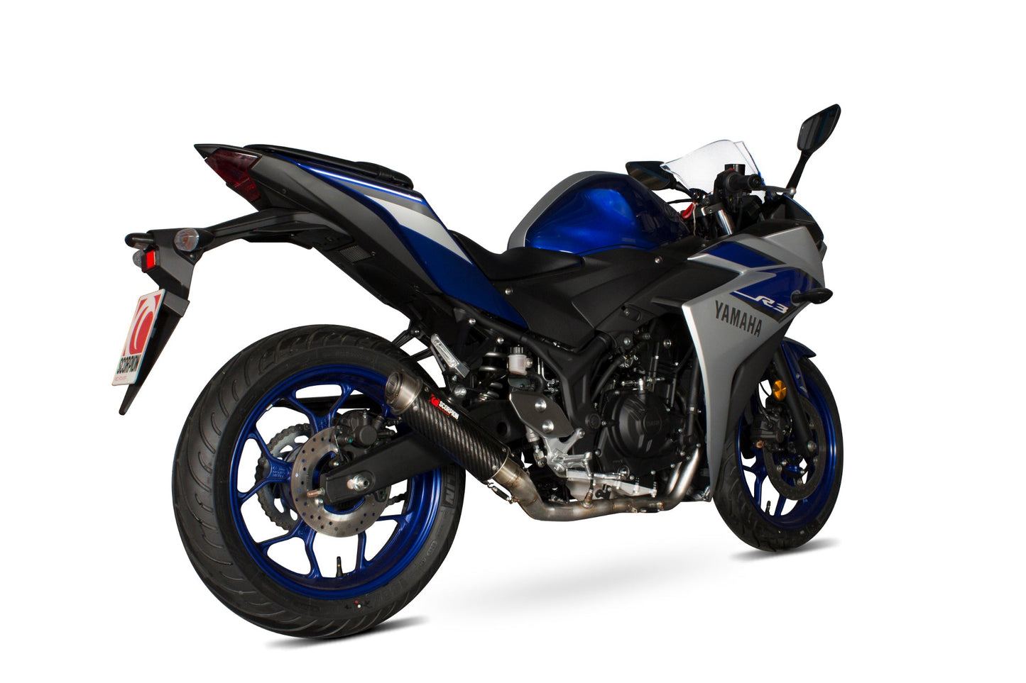 Scorpion YA1001SYSCEM Yamaha Rp1-Gp Full System - Carbon Fibre Sleeve (YZF-R25 / YZF-R3) | Casma UK