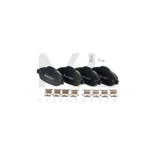 Brembo P 61 101 Brake Pad Set Excl. Wear Warning Contact, With Brake Caliper Screws | ML Performance Car Parts