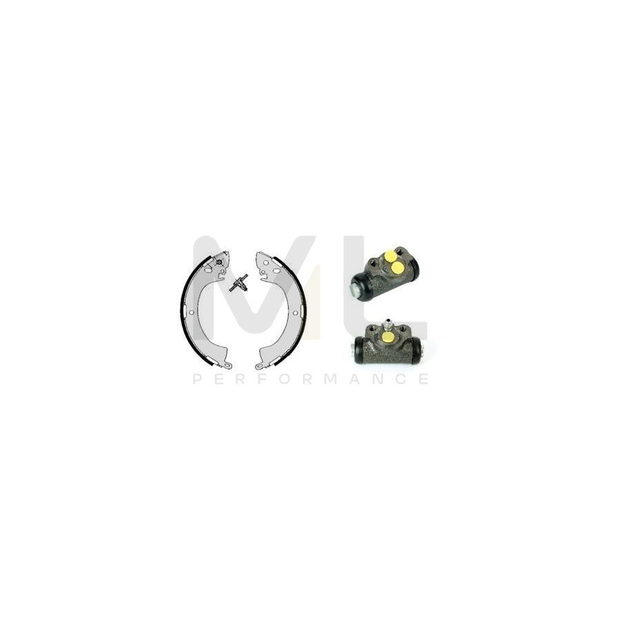 BREMBO STANDARD KIT H 54 008 Brake Shoe Set for MITSUBISHI Pajero / Shogun I Canvas Top (L040) Ã˜: 254mm | ML Performance Car Parts