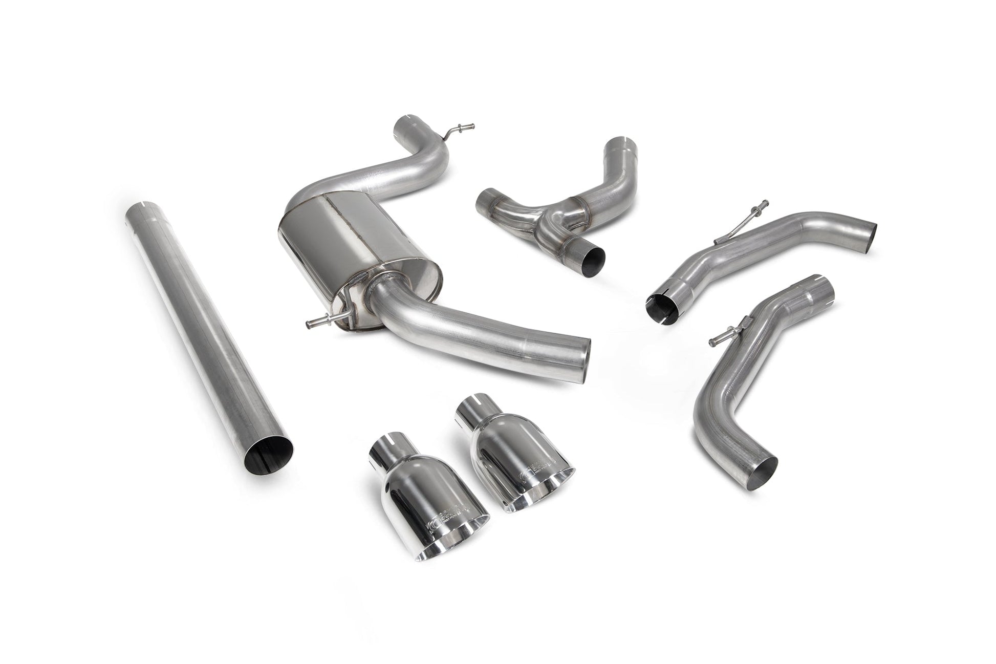 Scorpion SVWS064D VW Golf GTI MK8 Non-Resonated Gpf-Back System | Casma UK