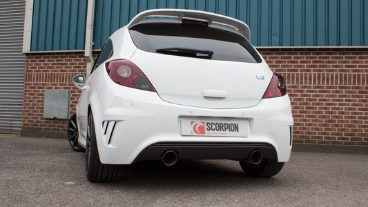 Scorpion SVXS055 Vauxhall Corsa D VXR/Nurburgring Non-Resonated Cat-Back System  | Casma UK