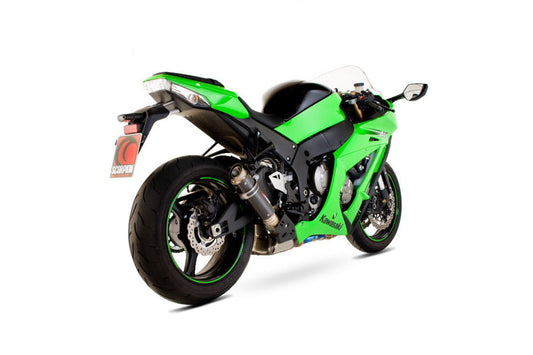 Scorpion KA1002CEM Kawasaki Ninja ZX-10R Rp1-Gp Slip-On - Carbon Fibre Sleeve | Casma UK