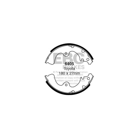 EBC 6405 Toyota Starlet Rear Brake Shoes 1 | Casma Car Parts