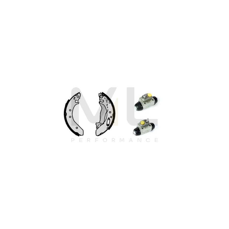 BREMBO STANDARD KIT H 52 010 Brake Shoe Set Ã˜: 203mm | ML Performance Car Parts