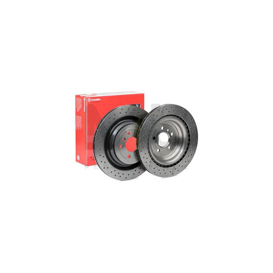 BREMBO COATED DISC LINE 09.A961.21 Brake Disc Perforated / Vented, Coated, High-carbon, with bolts/screws | ML Performance Car Parts