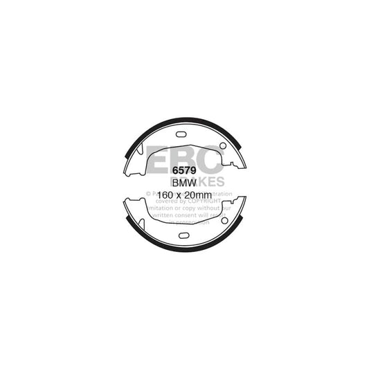 EBC 6579 BMW Rear Brake Shoes 1 | Casma Car Parts
