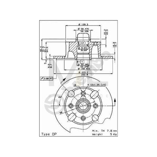 BREMBO 08.2163.18 Brake Disc for ALFA ROMEO ALFASUD Solid, without wheel bearing set | ML Performance Car Parts