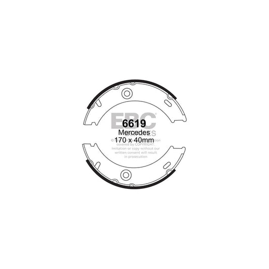 EBC 6619 Mercedes-Benz VW Rear Brake Shoes 1 | Casma Car Parts