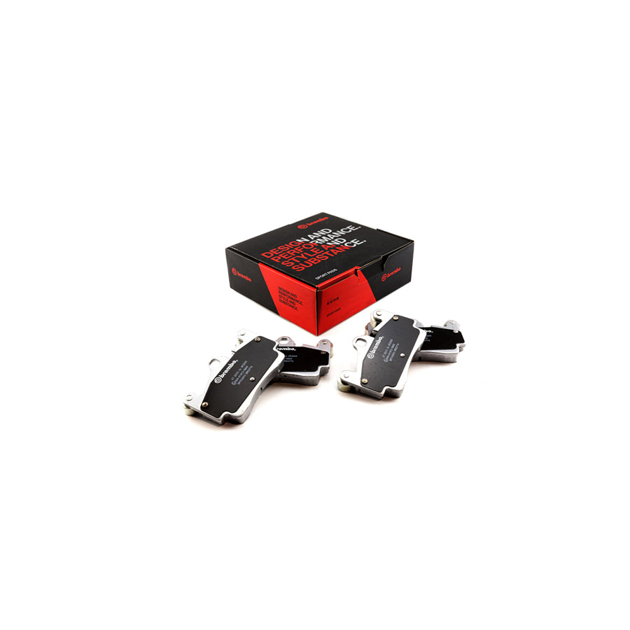 Brembo 07.B315.16 Audi Porsche VW Rear HP2 High Performance Brake Pad Set (Inc. Q7, Cayenne, Touareg) | Casma Car Parts