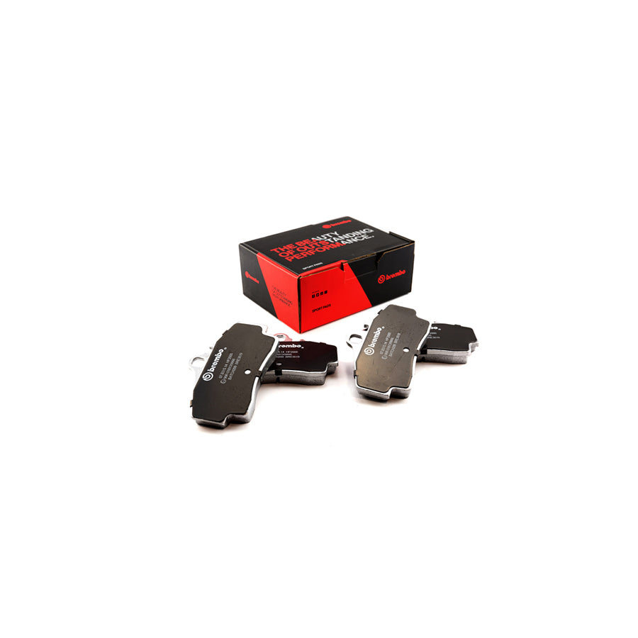 Brembo 07.B315.14 Porsche Rear HP2 High Performance Brake Pad Set (Inc. 911, Boxster, Cayman) | Casma Car Parts