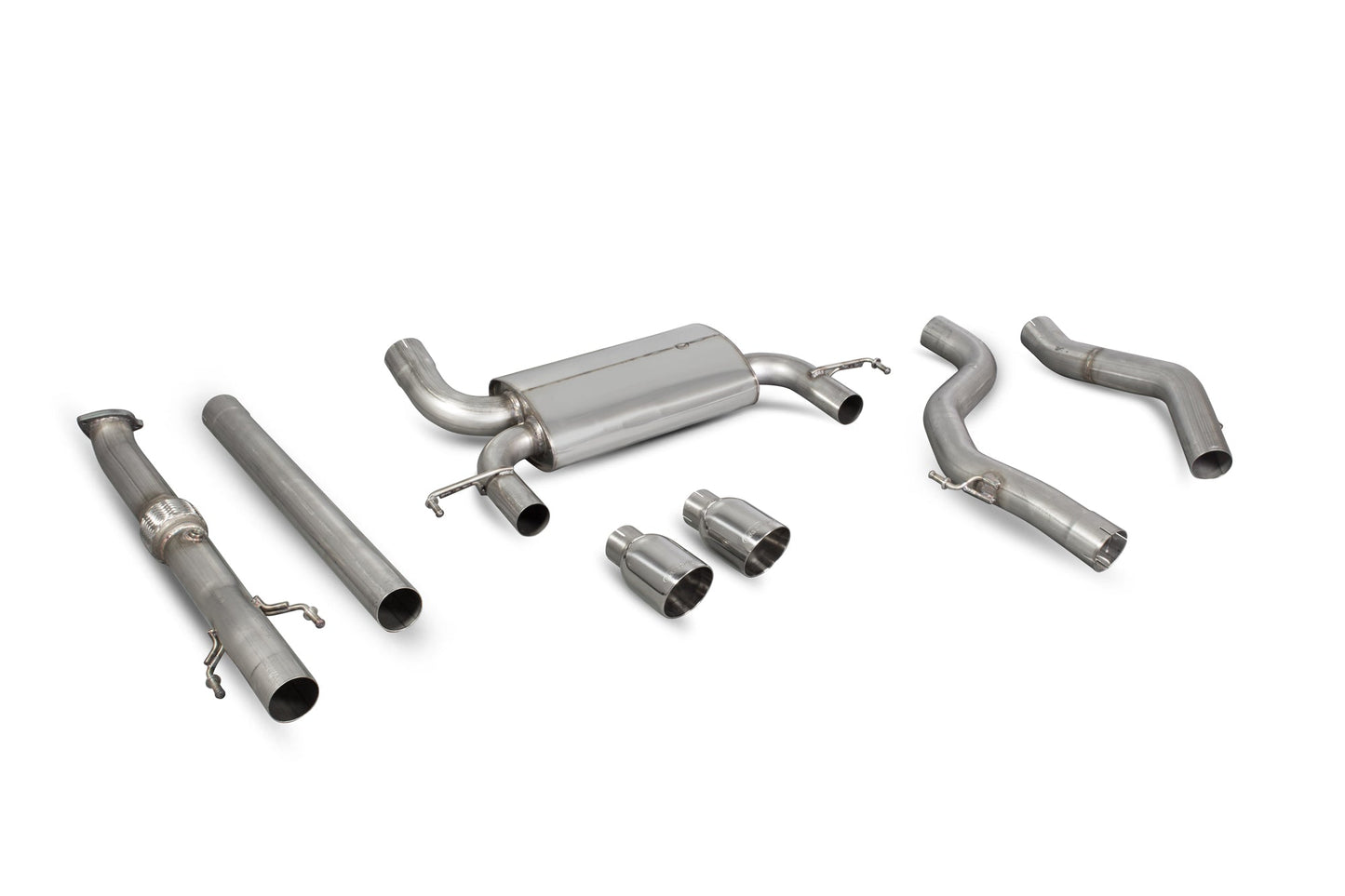 Scorpion SVXS064 Vauxhall Corsa E VXR Non-Resonated Cat-Back System | Casma UK