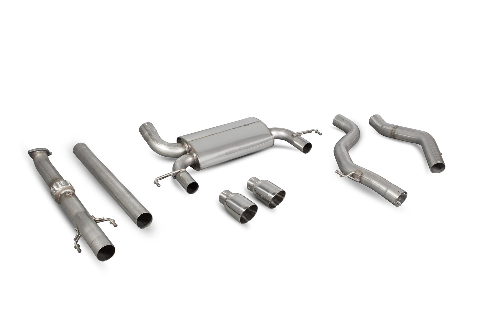 Scorpion SVXS064 Vauxhall Corsa E VXR Non-Resonated Cat-Back System | Casma UK