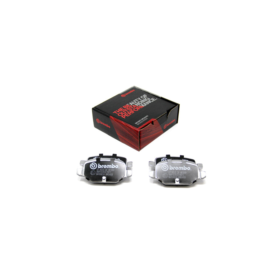 Brembo 07.B315.30 Abarth CitroÃ«n Fiat Lada Lancia Rear HP2 High Performance Brake Pad Set (Inc. 500 / 595 / 695, Idea, Panda, Punto, Vesta, Musa) | Casma Car Parts