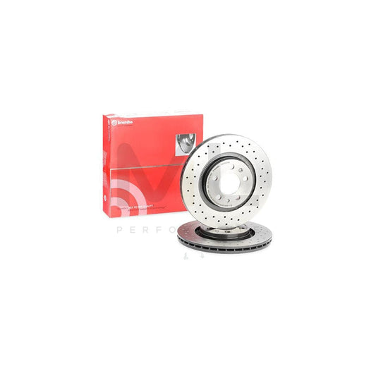 BREMBO XTRA LINE 09.7012.1X Brake Disc Perforated / Vented, Coated, High-carbon, with bolts/screws | ML Performance Car Parts