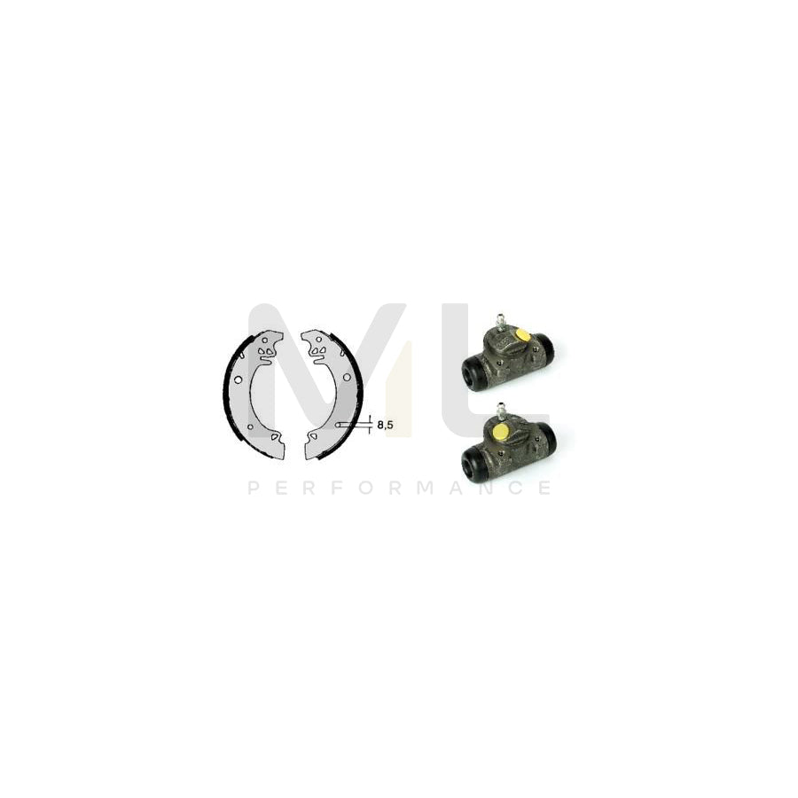BREMBO STANDARD KIT H 61 020 Brake Shoe Set Ã˜: 255mm | ML Performance Car Parts