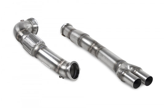 Scorpion SAUX077 Audi TT RS MK2 Downpipe With A High Flow Sports Catalyst | Casma UK