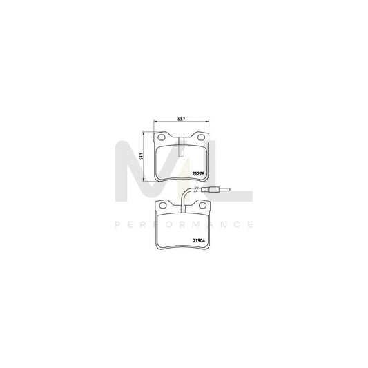 Brembo P 50 030 Brake Pad Set | ML Performance Car Parts
