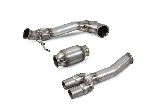 Scorpion SAUX079 Audi Downpipe With A High Flow Sports Catalyst (RS3 8V / TTRS MK3) | Casma UK
