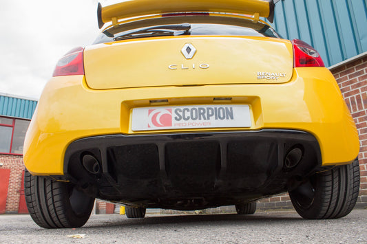 Scorpion SRN025S Renault Clio MK3 Resonated Cat-Back System  | Casma UK