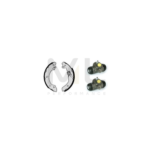 BREMBO STANDARD KIT H 24 028 Brake Shoe Set for FORD FIESTA Ã˜: 203mm | ML Performance Car Parts