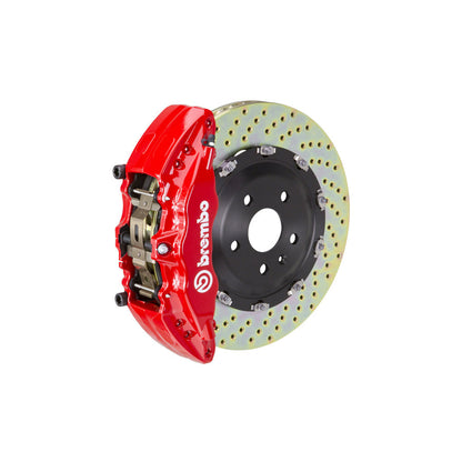 Brembo 1J1.9001A Chevrolet GMC Hummer Front GT 6-Pistons Drilled 2-piece Big Brake Kit (Inc. Avalanche, Sierra, Yukon, H2)