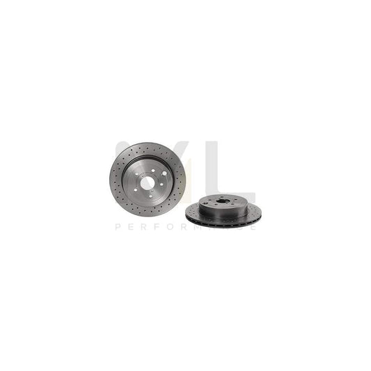BREMBO 09.A198.1X Brake Disc Perforated / Vented, Coated, High-carbon | ML Performance Car Parts