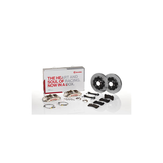 Brembo 1M2.8047AR Scion Subaru Toyota Front GT-R 6-Pistons Slotted 2-piece Big Brake Kit 355x32mm (Inc. FR-S, BRZ, 86, GR) | Casma Car Parts