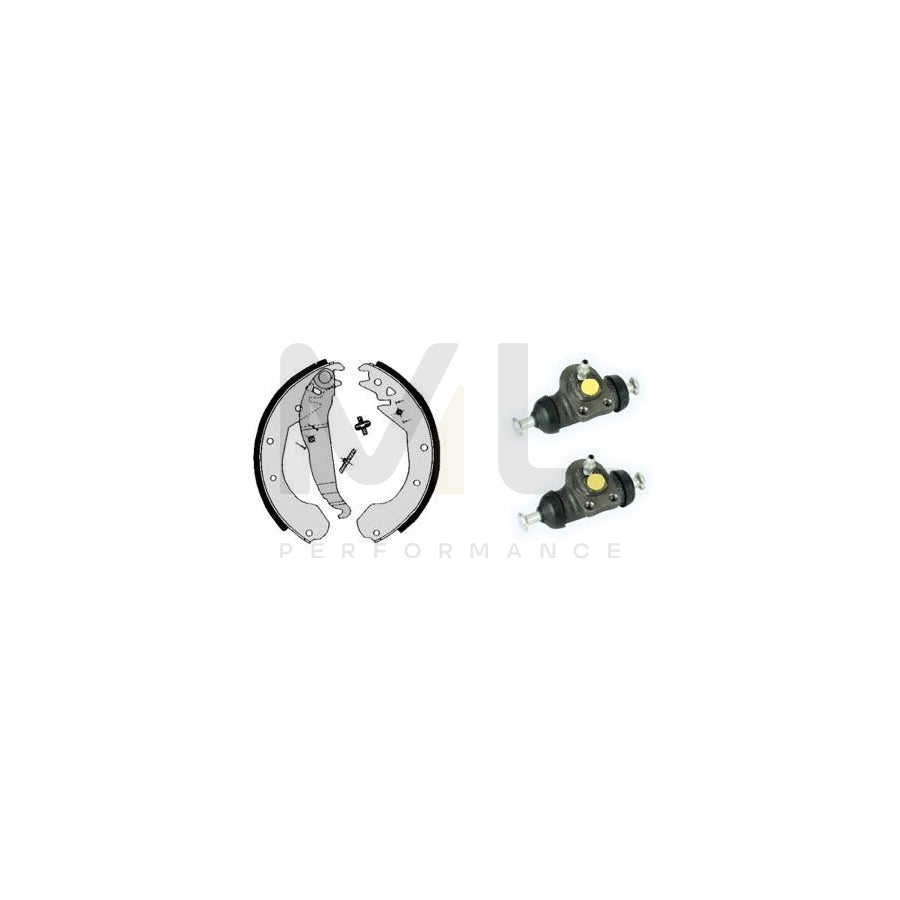 BREMBO STANDARD KIT H 59 021 Brake Shoe Set for OPEL Kadett E Caravan (T85) Ã˜: 230mm | ML Performance Car Parts
