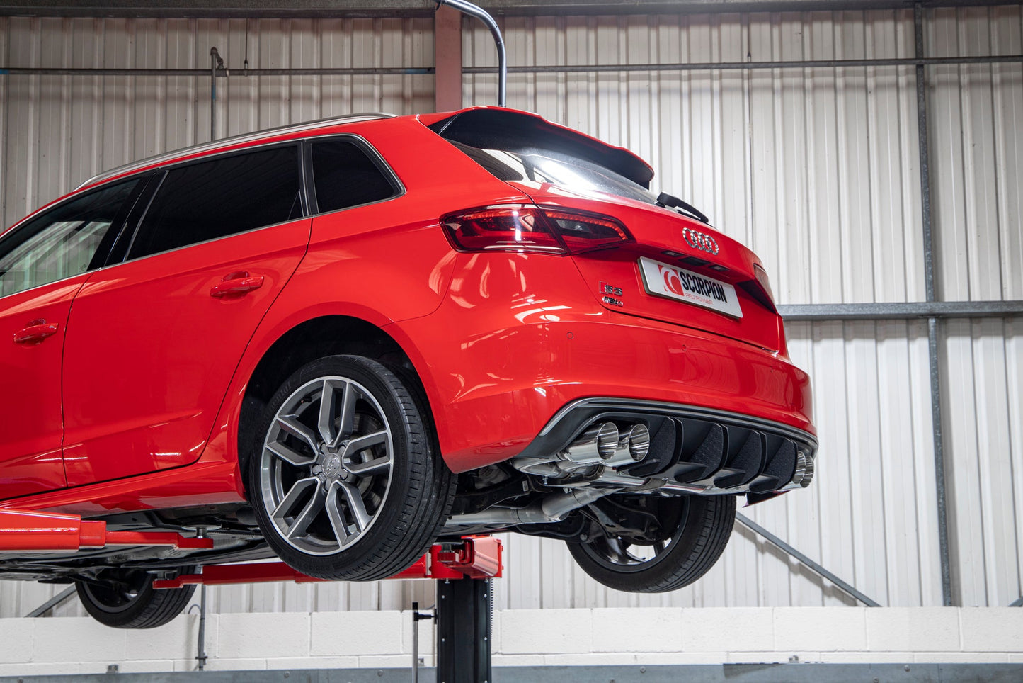 Scorpion SAUS109 Audi S3 8V Non-Resonated Cat/Gpf-Back System Without Valves | Casma UK