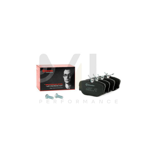 Brembo P 06 010 Brake Pad Set Prepared For Wear Indicator, With Brake Caliper Screws | ML Performance Car Parts