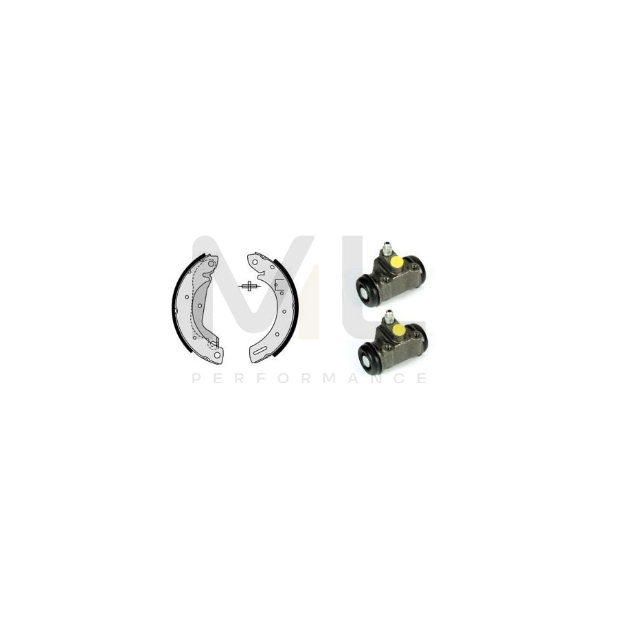 BREMBO STANDARD KIT H 24 044 Brake Shoe Set Ã˜: 254mm | ML Performance Car Parts